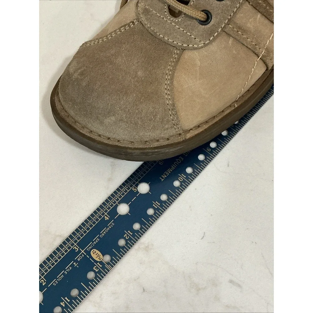 Dr. Marten's Shoes Men's 9 Women's 10 Tan Suede Oxford Casual Walking Driving